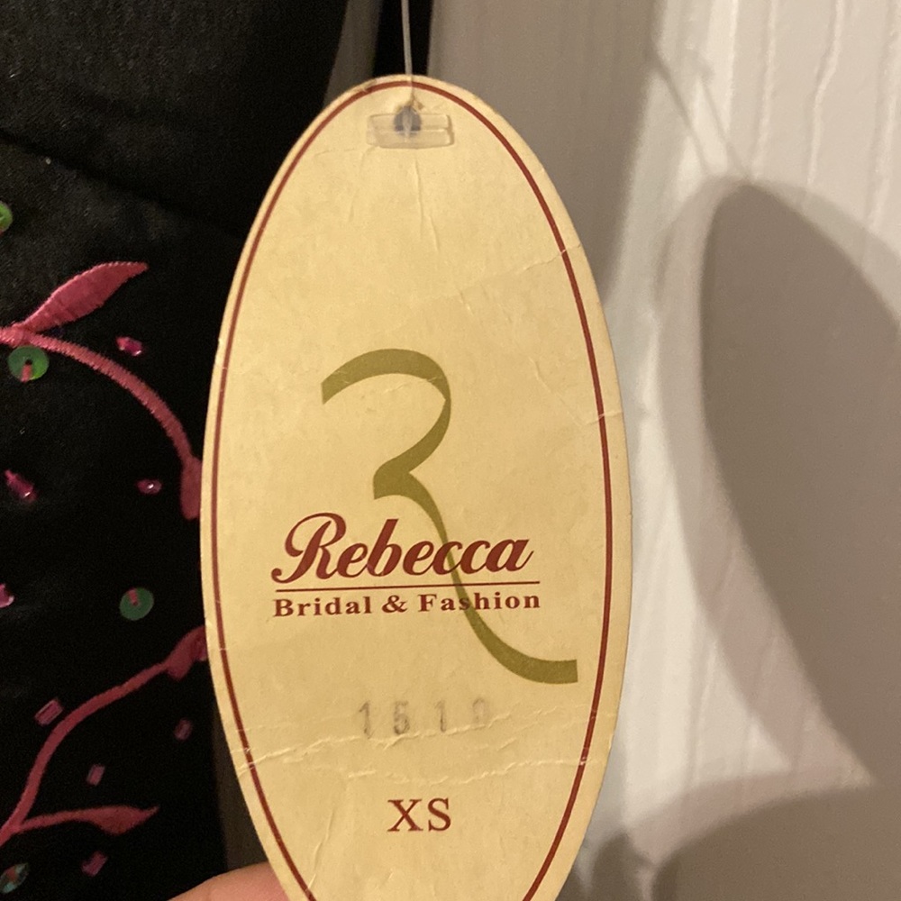 Rebecca Bridal & Fashion Dress size XS brand new with tag long 50” bust 28/30” - Picture 4 of 16
